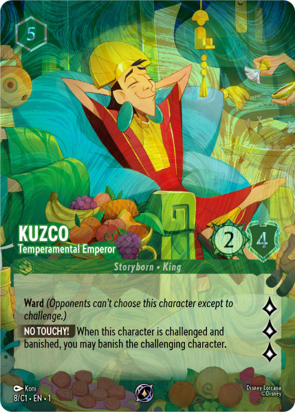 Kuzco, Temperamental Emperor (foil) (borderless)