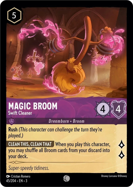 Magic Broom, Swift Cleaner (foil)