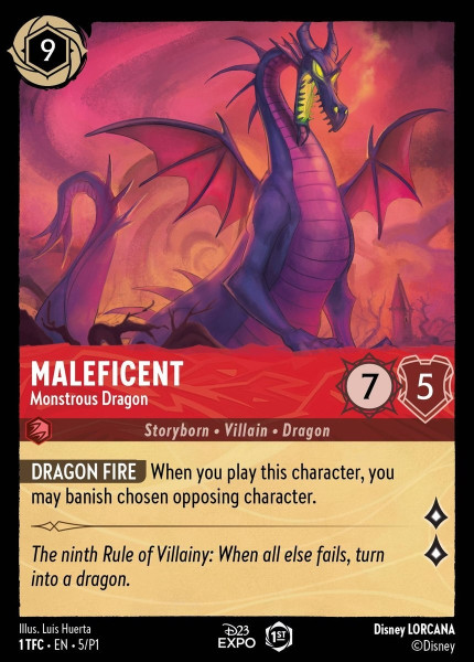 Maleficent, Monstrous Dragon (foil)