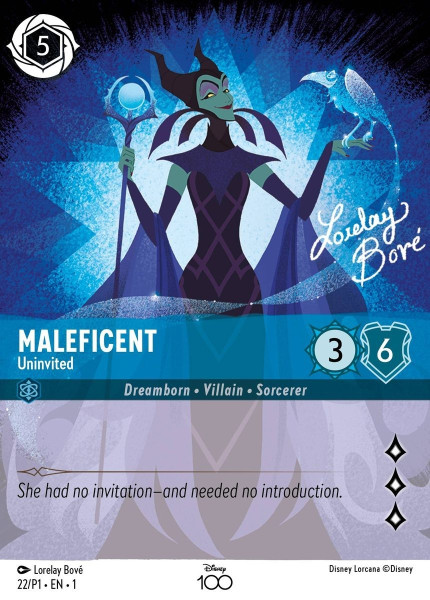 Maleficent, Uninvited (foil) (borderless)