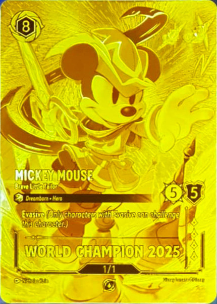 Mickey Mouse, Brave Little Tailor (World Champion 2025) (foil) (borderless)