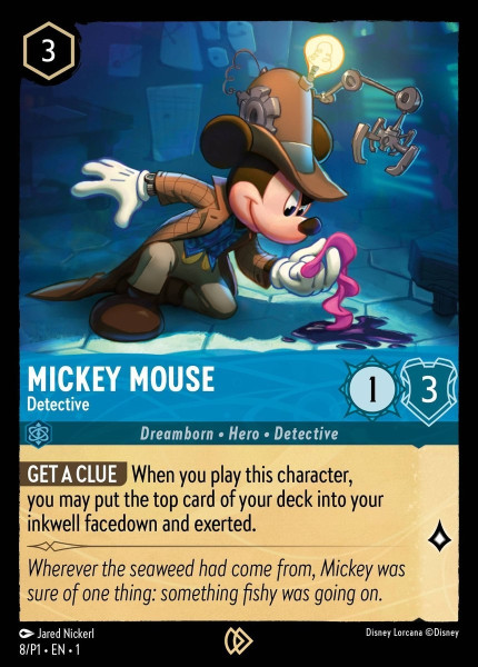 Mickey Mouse, Detective (foil)