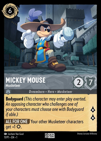 Mickey Mouse, Musketeer