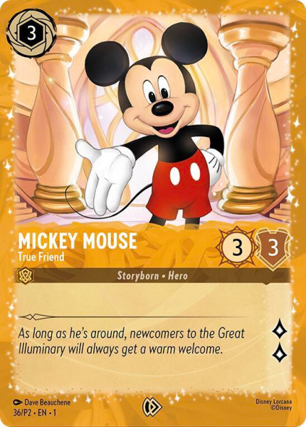 Mickey Mouse, True Friend (#36) (foil)