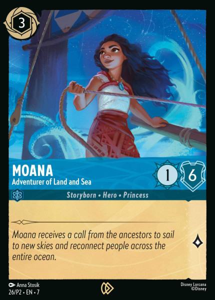 Moana, Adventurer of Land and Sea (foil)