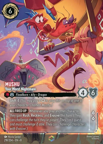 Mushu, Your Worst Nightmare (foil) (borderless)
