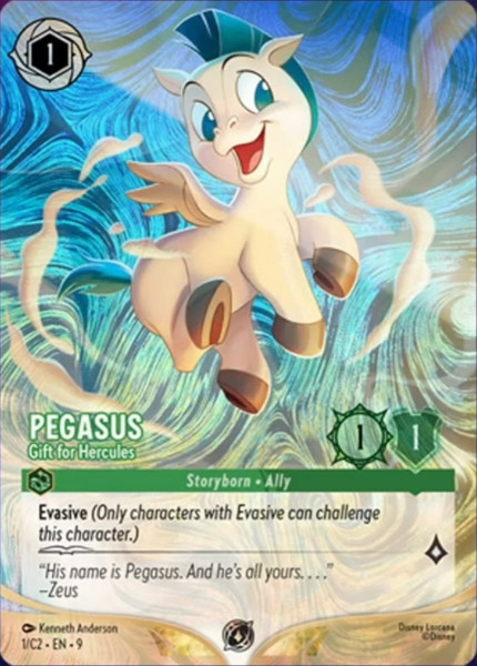 Pegasus, Gift for Hercules (foil) (borderless)