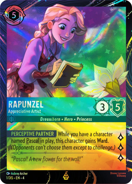 Rapunzel, Appreciative Artist (foil)