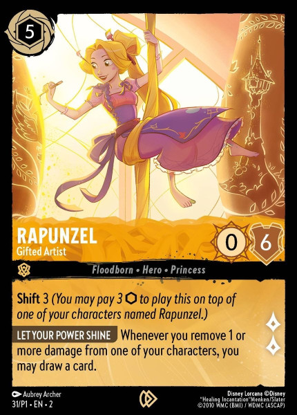 Rapunzel, Gifted Artist (foil)