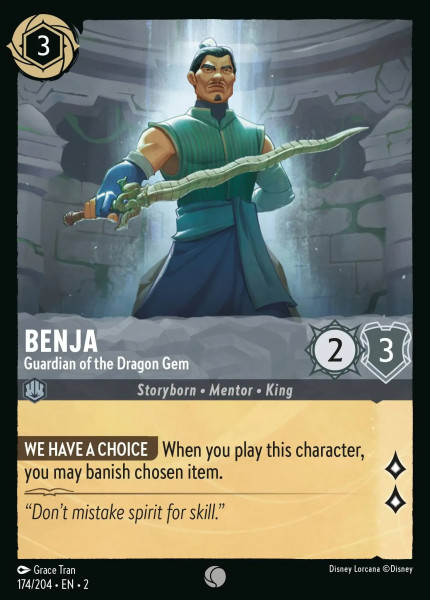 Benja, Guardian of the Dragon Gem