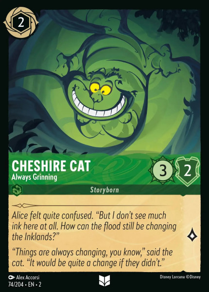 Cheshire Cat, Always Grinning