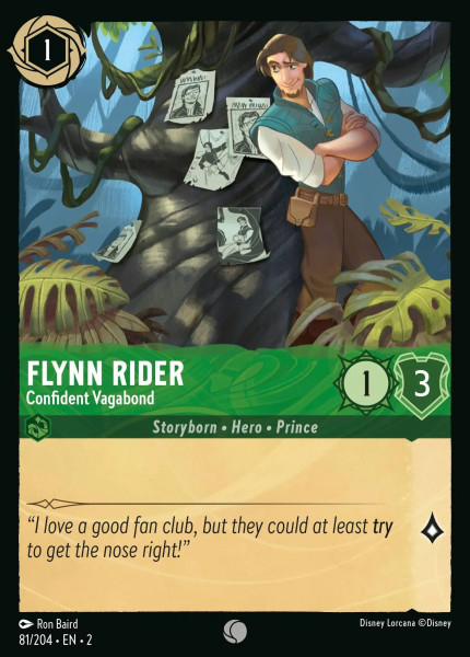 Flynn Rider, Confident Vagabond