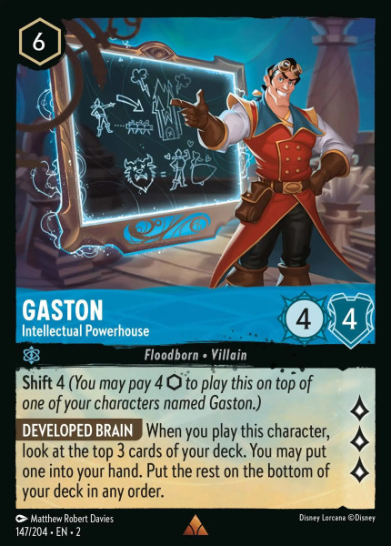 Gaston, Intellectual Powerhouse (foil)