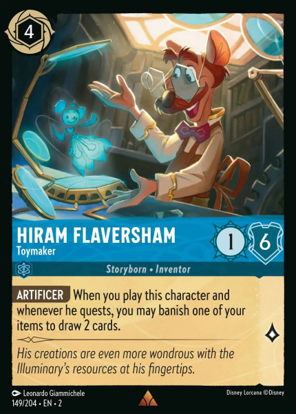 Hiram Flaversham, Toymaker