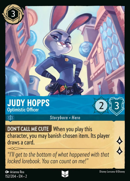 Judy Hopps, Optimistic Officer (foil)