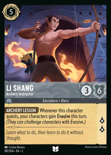 Li Shang, Archery Instructor (foil)