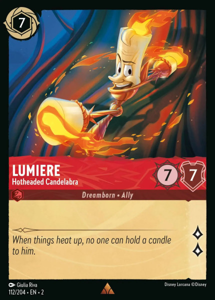 Lumiere, Hotheaded Candelabra (foil)