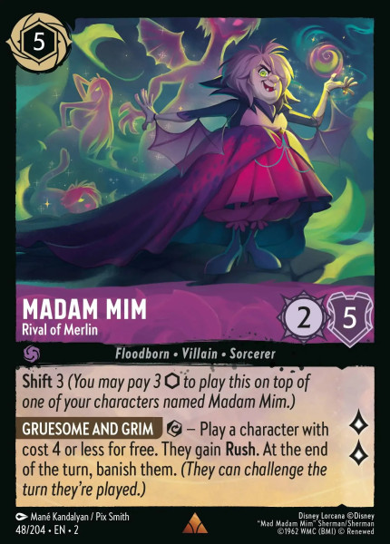 Madam Mim, Rival of Merlin