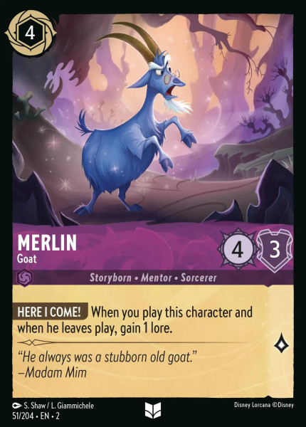 Merlin, Goat (foil)