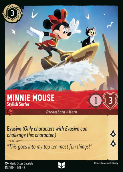 Minnie Mouse, Stylish Surfer