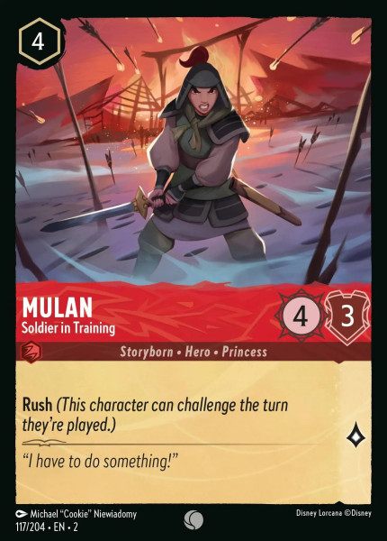 Mulan, Soldier In Training