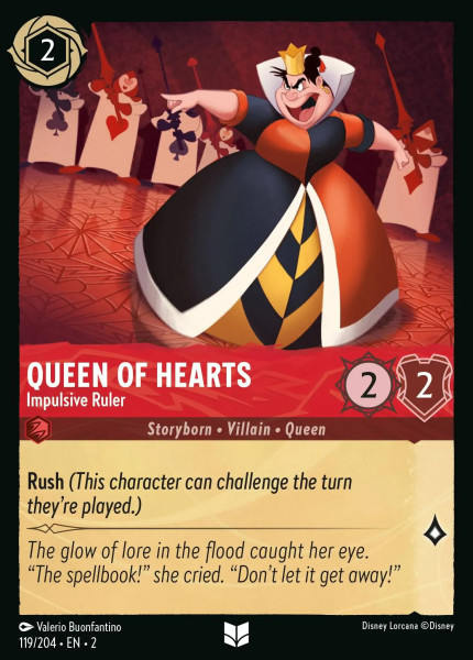 Queen Of Hearts, Impulsive Ruler