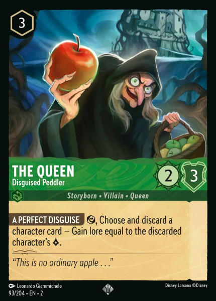 The Queen, Disguised Peddler (foil)