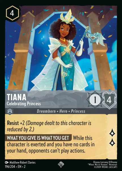 Tiana, Celebrating Princess (foil)