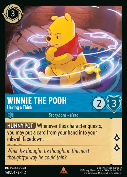 Winnie The Pooh, Having a Think (foil)