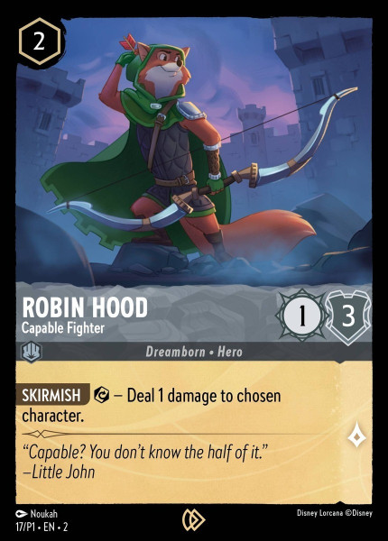 Robin Hood, Capable Fighter (foil)