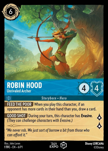 Robin Hood, Unrivaled Archer (foil)