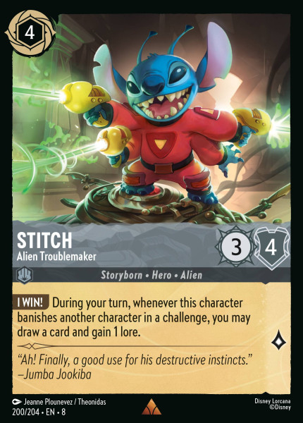 Stitch, Alien Troublemaker (foil)