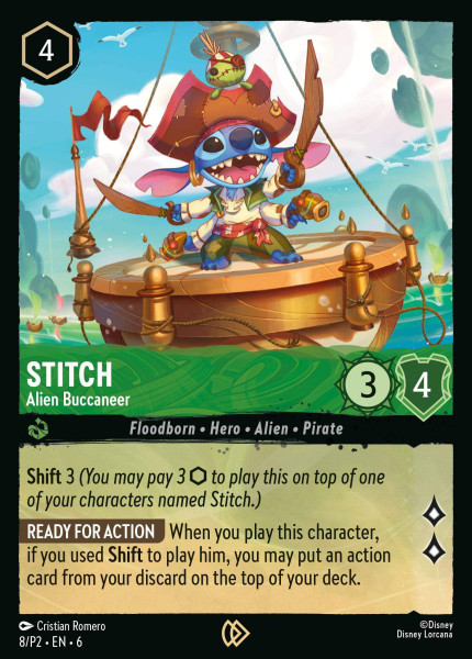 Stitch, Alien Buccaneer (foil)