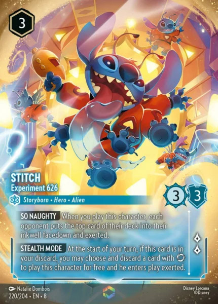 Stitch, Experiment 626 (foil) (borderless)