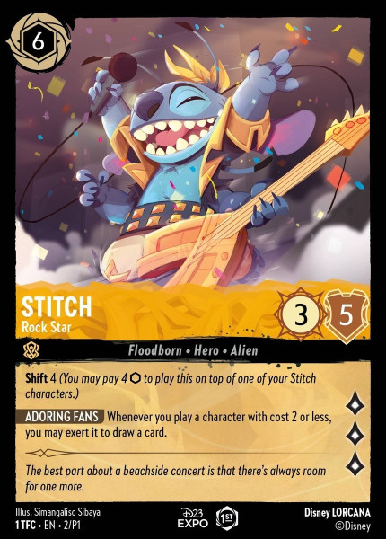 Stitch, Rock Star (#2) (foil)