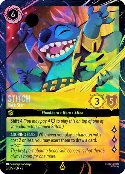 Stitch, Rock Star (foil)