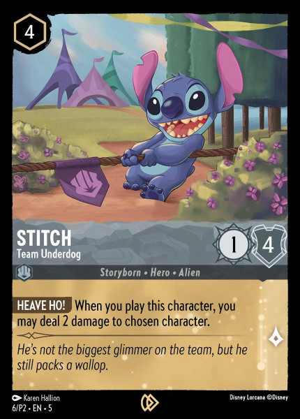 Stitch, Team Underdog (foil)