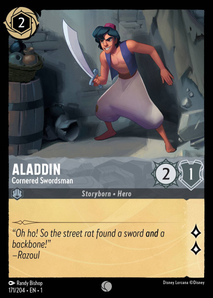 Aladdin, Cornered Swordsman