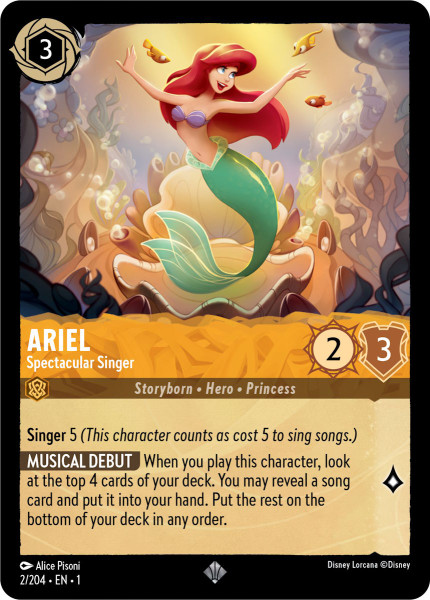 Ariel, Spectacular Singer (foil)