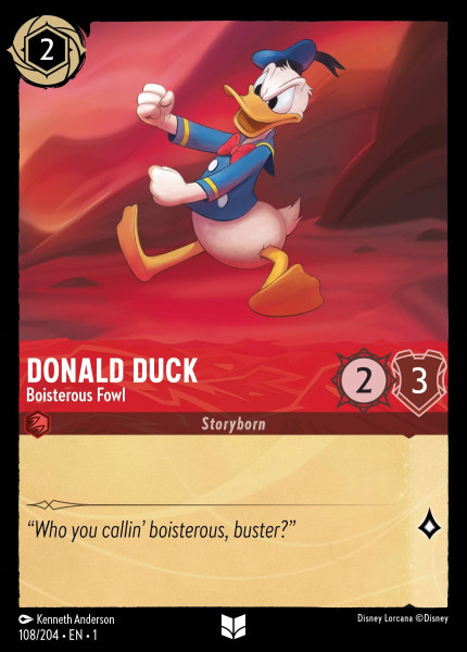 Donald Duck, Strutting His Stuff (foil) - | Bazaar of Magic Donald Duck, Strutting His Stuff (foil) - | Bazaar of Magic