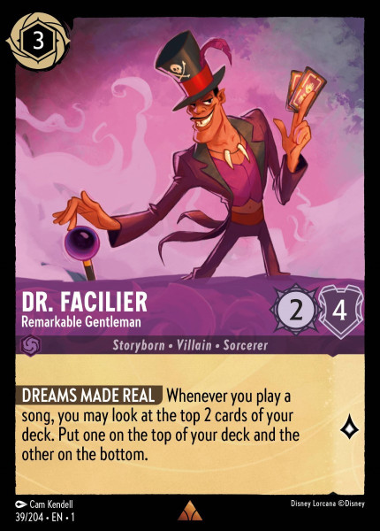 Dr. Facilier, Remarkable Gentleman