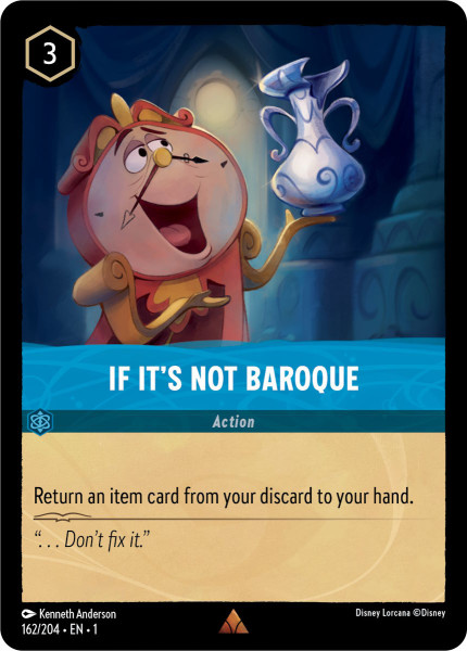 If It's Not Baroque (foil)