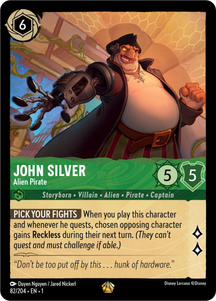 John Silver, Alien Pirate
