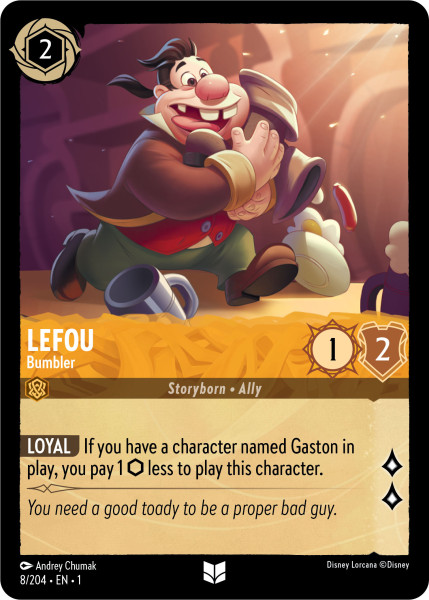 Lefou, Bumbler (foil)