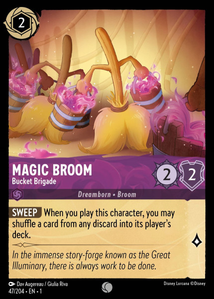 Magic Broom, Bucket Brigade (foil)