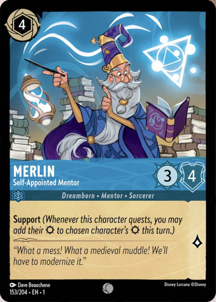 Merlin, Self-Appointed Mentor