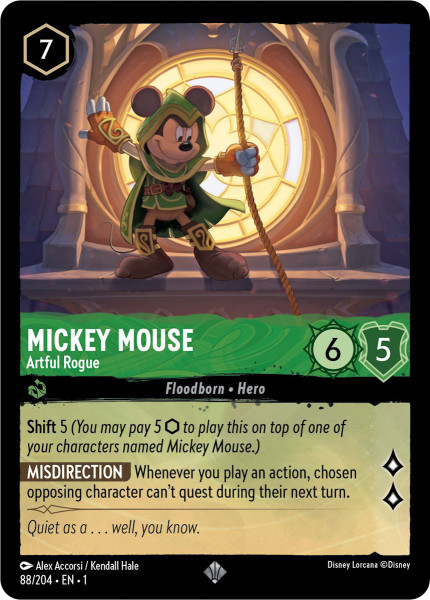 Mickey Mouse, Artful Rogue