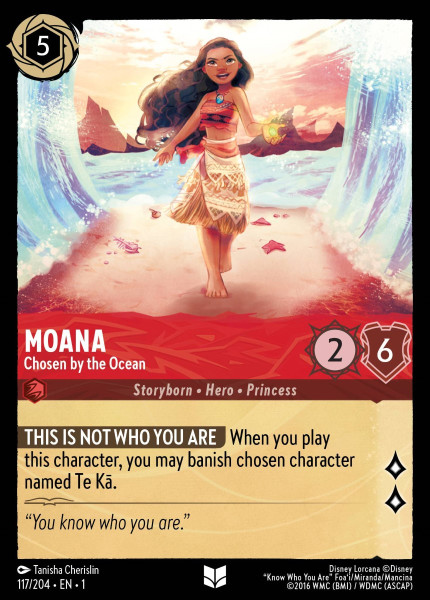 Moana, Chosen by the Ocean (foil)