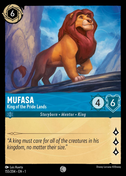 Mufasa, King of the Pride Lands