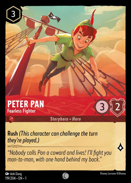Peter Pan, Fearless Fighter